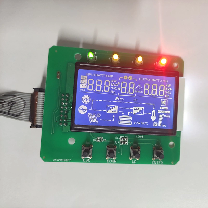 ماژول صفحه نمایش LCD قطعه تک رنگ